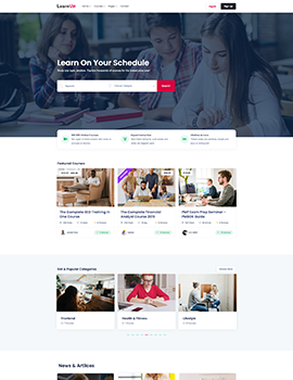 LearnUp - Education WordPress Theme